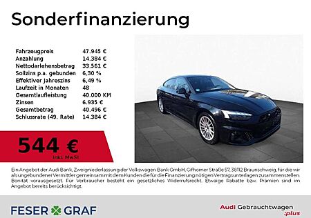 Audi A5 Sportback 45 TFSI qu S Line Int Pano,Leder,Matrix,