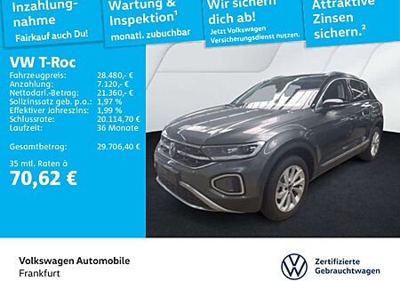 VW T-Roc Volkswagen 1.5 TSI Style Navi AHK Sprachbedienung Spu
