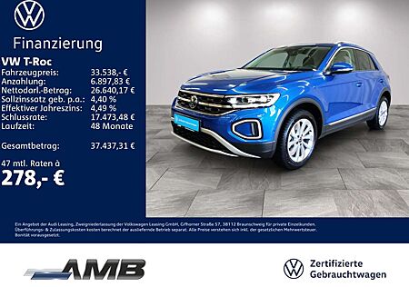 VW T-Roc Volkswagen Style 2.0 TDI DSG/AHK/Standhzg/RFK/07.29Ga