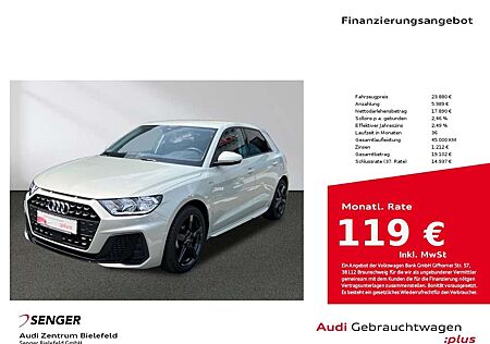 Audi A1 Sportback S line 25 TFSI Optik-Paket Sitzhzg.
