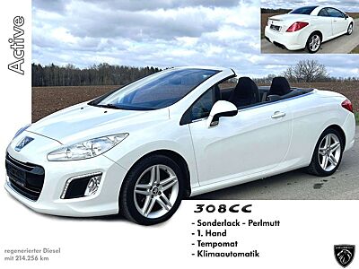 Peugeot 308 CC Cabrio-Coupe Active 1.Hd Perlmutt-weiß