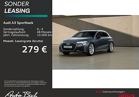 Audi A3 S line 30TFSI Stronic LED virtual G