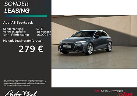 Audi A3 S line 30TFSI Stronic LED virtual G