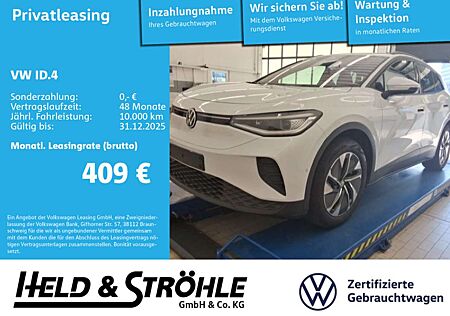 VW ID.4 Volkswagen Pro 210 kW IQ-LED WÄPU AHK 360° PARKLENK