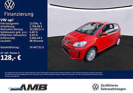 VW Up Volkswagen ! 1.0 Navi/Klima/15Zoll-Alufelgen