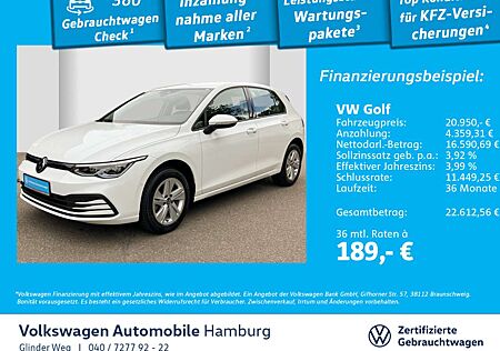 VW Golf Volkswagen VIII 1.5 TSI Life Kamera Klima LED Navi Sit