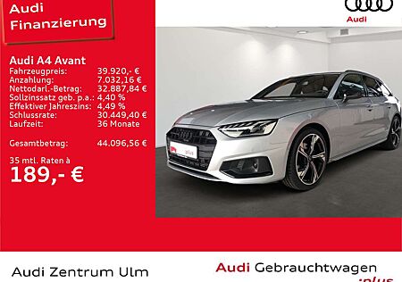 Audi A4 S-Line Black 35 TFSI 19 AHK LED NAVI