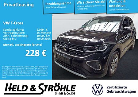 VW T-Cross Volkswagen R-Line 1.5 TSI DSG IQ-LED NAV AHK KAM