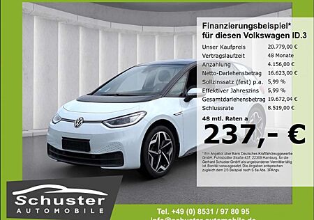 VW ID.3 Volkswagen Pro Family*IQ-LED ACC Panodach Navi Kam 19*