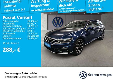 VW Passat Variant Volkswagen 1.4 TSI Hybrid GTE DSG Navi IQ.Li