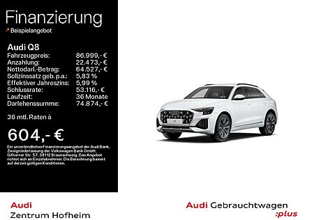 Audi Q8 55 TFSIe qu S line tip*Air*B&O*HUD*Matrix*Vir