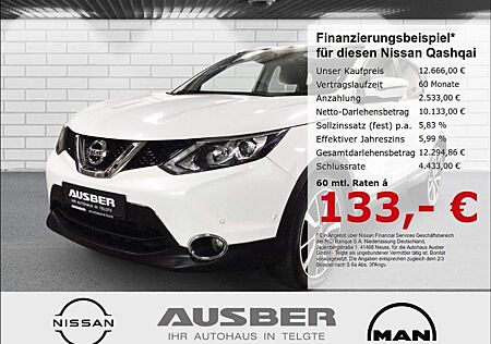 Nissan Qashqai Tekna 1.6 DIG-T Leder GJR AVM Panorama