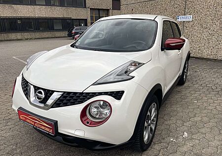 Nissan Juke 1.2 Tekna 1.Hand Voll Weiss Leder Led Navi Top
