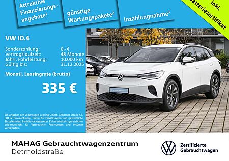 VW ID.4 Volkswagen Pure 55 kWh Wärmepu CCS IQ.Light Navi ParkP