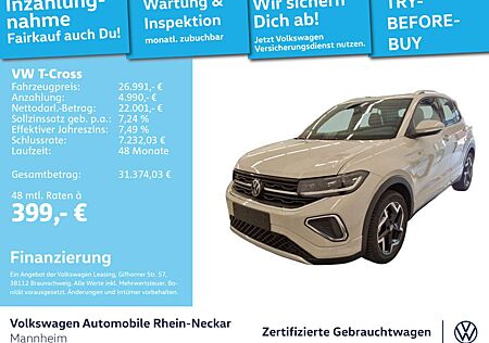 VW T-Cross Volkswagen 1.0 TSI R-Line DSG GAR2030 Navi PDC Mart