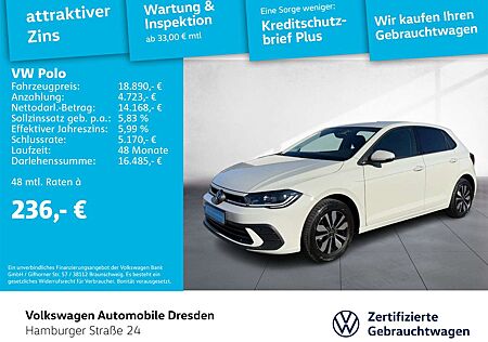 VW Polo Volkswagen Life 1.0 TSI PDC ACC KLIMA LED LANE