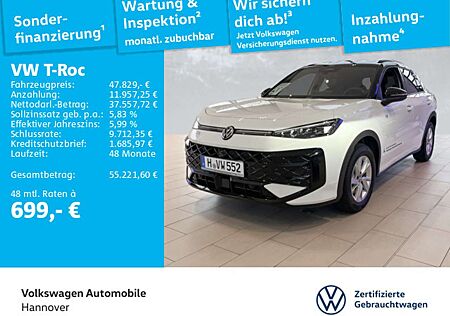 VW T-Roc Volkswagen R-Line 1.5 TSI DSG IQ.LIGHT Keyless Rückfa