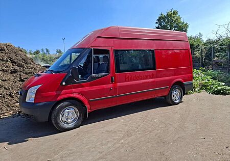 Ford Transit TDCi Lkw, Hoch ,Lang, 6Sitze leder. AHK. 1-Hand
