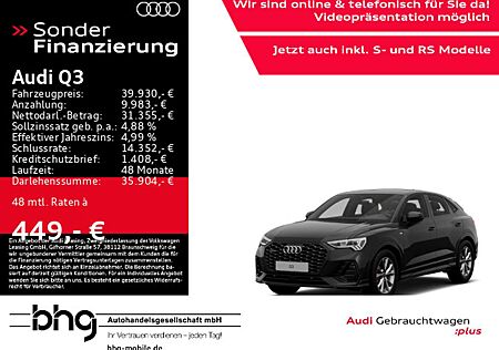 Audi Q3 40 TFSI Sportback quattro S tronic S line