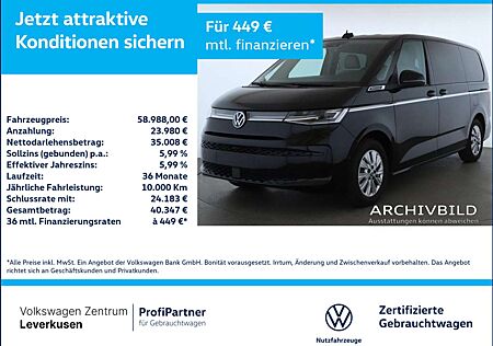 VW T7 Multivan Volkswagen DSG LEDER MATRIX SHZ ACC NAVI VIRT