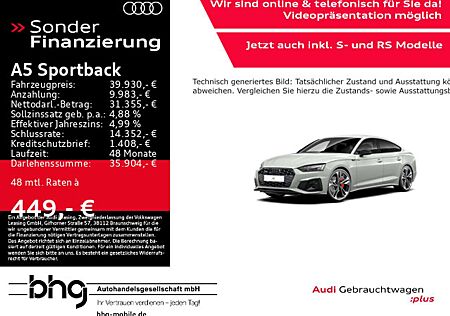 Audi A5 40 TFSI quattro S-Line competition