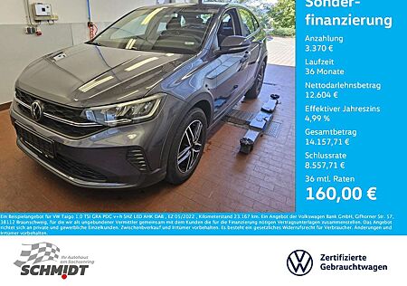 VW Taigo Volkswagen 1.0 TSI GRA PDC v+h SHZ LED AHK DAB