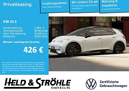 VW ID.3 Volkswagen GTX Performance IQ-LED NAV KAM 20" AR-HUD