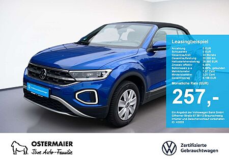VW T-Roc Volkswagen Cabriolet STYLE 1.5TSI 150PS 5J-G LED.AHK.NAVI.SHZ