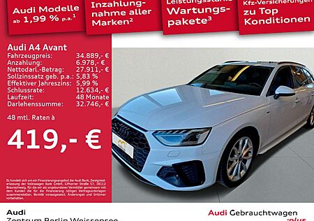 Audi A4 40 TDI S-TRO*QUA*S-LINE*B&O*STDHZ*PANO*