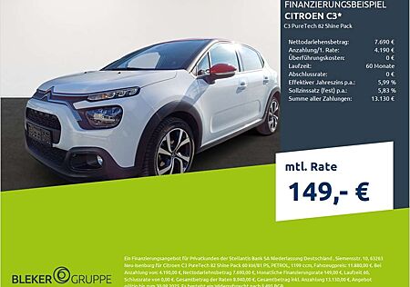 Citroën C3 Citroen PureTech 82 Shine Pack