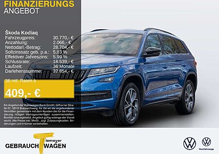 Skoda Kodiaq 2.0 TDI DSG 4x4 SPORTLINE ST.HEIZ ASSIST