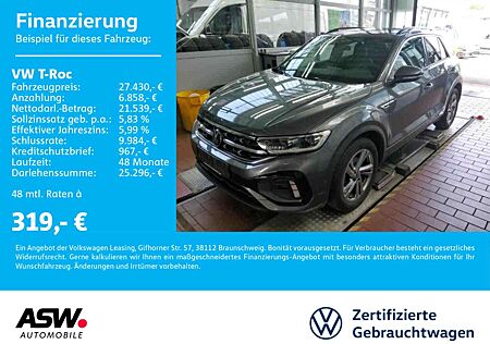 VW T-Roc Volkswagen R-Line 1.5 TSI DSG LED Navi PDC ACC AHK