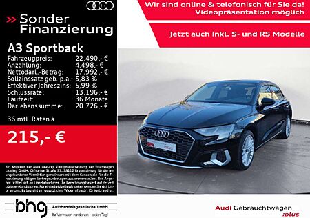 Audi A3 40 TFSIe advanced LED/MMI/Interface