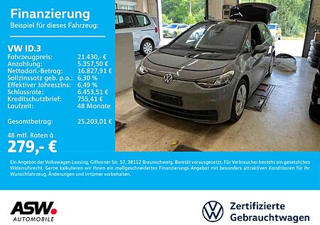 VW ID.3 Volkswagen Pro LED Navi PDC Wärmepumpe SHZ Stdhzg