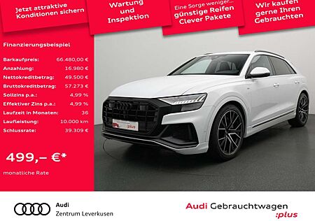 Audi Q8 e MATRIX RAUTE LUFT AHK LEDER B&O ACC MEMO