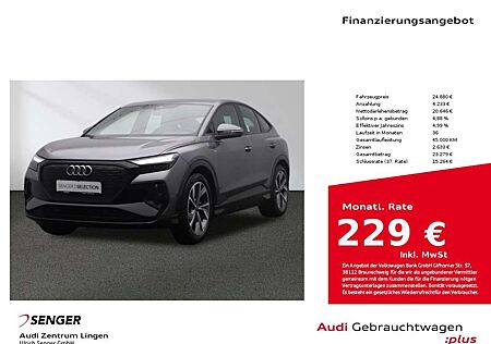 Audi Q4 e-tron Sportback 35 MMI LED S line Paket