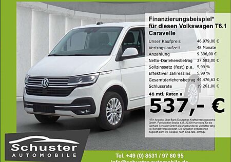 VW T6 Volkswagen .1 Caravelle Highline*DSG AHK LED Navi R-Kam