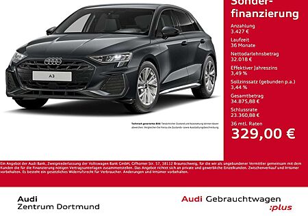 Audi A3 Sportback 35 S LINE CAM ACC E-KLAPPE NAVI+
