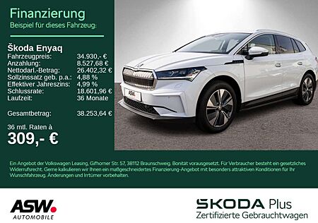 Skoda Enyaq iV 80x LED Navi RFK Wärmepumpe ACC SHZ AHK