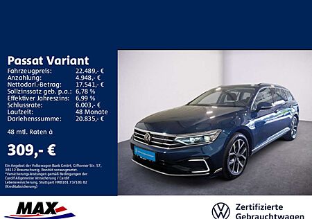 VW Passat Variant Volkswagen GTE 1.4 TSI +IQ.LIGHT+NAV+KAMERA+
