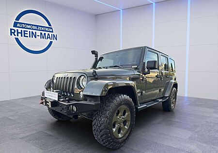 Jeep Wrangler Sahara NATO GRÜN UMBAU SNORKEL TOP ZUSTAND