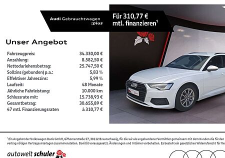 Audi A6 Avant 40 2.0 TDI quattro S-tronic AHK RFK ACC Nav