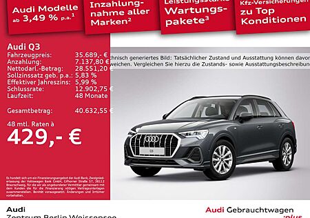 Audi Q3 40 TDI S-TRO*S-LINE*QUA*360°*MATRIX*GJR*STHZG