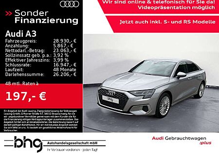 Audi A3 35 TFSI Limousine S tronic advanced Klima