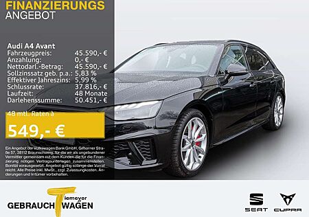 Audi A4 40 TFSI Q S LINE MATRIX KAMERA VIRTUAL