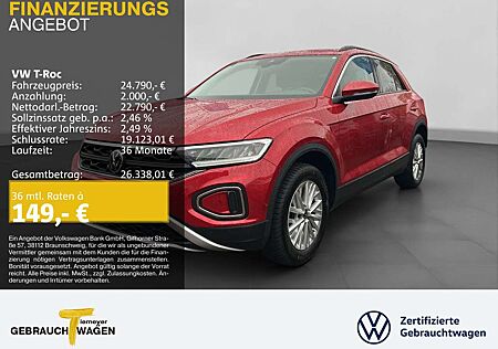 VW T-Roc Volkswagen 1.5 TSI LIFE NAVI ST.HEIZ LED SITZH