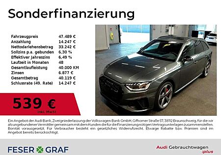 Audi A4 Avant 40 TDI qu S Line Int Pano,Navi,Leder,HUD