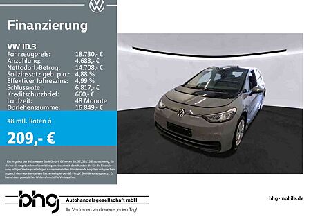 VW ID.3 Volkswagen Pro Performance Upgrade Automatik App-Conne