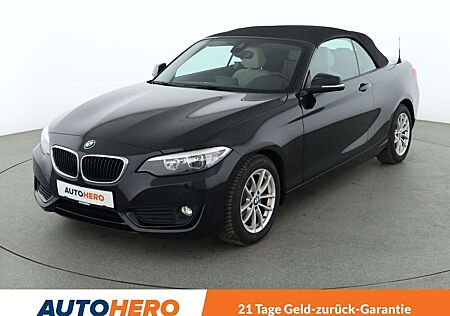 BMW 220i 220 Advantage Aut.*NAVI*TEMPO*CAM*SHZ*ALU*