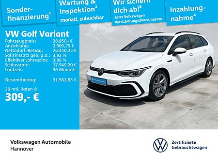 VW Golf Variant Volkswagen Golf VIII Variant TSI DSG R-Line Navi Sthzg Harm